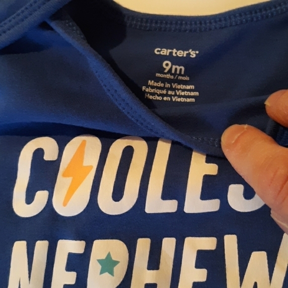 Set of 3 onesies 6/9 month - Picture 2 of 4
